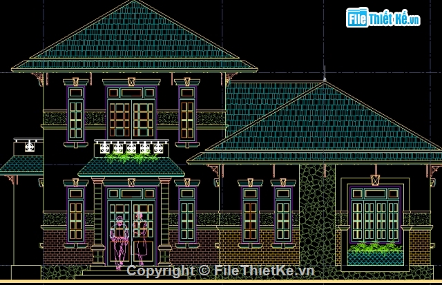 biệt thự tầng lửng,biệt thự đẹp,Mẫu biệt thự đẹp